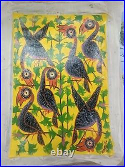 10xAssorted design- Canvas Only African Oil Painting -Tinga Tinga Style 31' 20