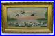 1890s-BARN-SWALLOWS-WATER-LILIES-Oil-Painting-after-VICTORIAN-YARD-LONG-antique-01-we