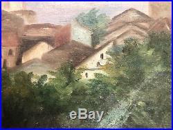 1910s French Oil Painting on canvas