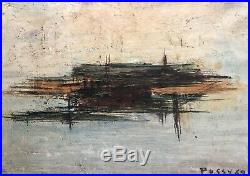 1960s French Oil Painting on canvas