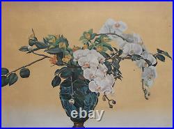 1996 Still Life Floral Oil Painting Signed