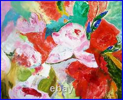 28 Canvas ORIGINAL Oil Painting Floral Original Art Flower Roses Contemporary
