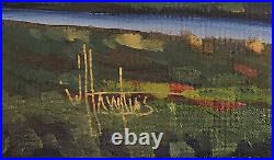 30x24 William Hawkins Impressionist Landscape Oil Painting Tucson Arizona Artist