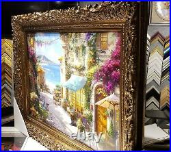 4.75 Picture Frame antique Gold Bronze museum Oil Painting frames4art 256G