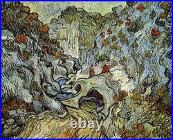 A Path through a Ravine by Van Gogh Oil Painting Reproduction on Canvas VVG002