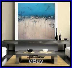 ABSTRACT PAINTING MODERN Canvas WALL ART LARGE FRAMED US Artist Signed ELOISExxx