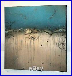 ABSTRACT PAINTING MODERN Canvas WALL ART LARGE FRAMED US Artist Signed ELOISExxx