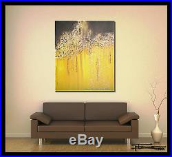 ABSTRACT PAINTING Modern CANVAS WALL ART Large, Framed, Signed, US ELOISE