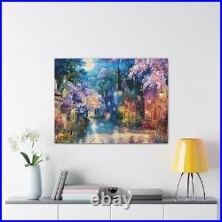 Abstract Oil Painting Canvas Wall Art Landscape Picture for Living Room Decor