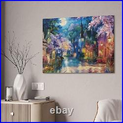 Abstract Oil Painting Canvas Wall Art Landscape Picture for Living Room Decor