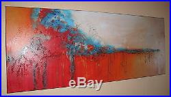Abstract Painting CANVAS WALL ART Framed, Large, Direct from Artist US ELOISExxx