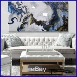 Abstract Painting Modern Canvas Wall Art Large, Resin, Framed, US ELOISExxx