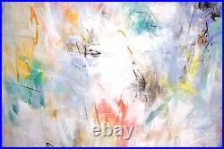 Abstract Wall Art, Signed by J Loden, Modern Wall Decor, Oil Painting on Canvas