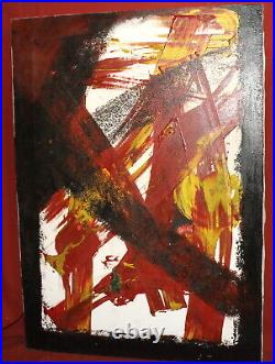 Abstract expressionism oil painting tachisme