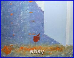 Abstract modernist oil painting