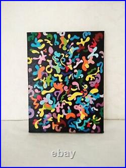 Abstract oil painting on canvas 16x20 original direct from artist