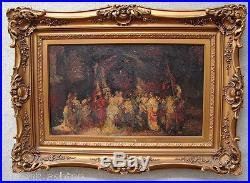 Adolphe Joseph Thomas Monticelli Oil Painting On Canvas Impressionist Van Gogh