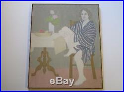 Ann Peacock Painting Portrait American Impressionist Modernism Expressionism Vtg