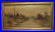 Antique-1800-s-original-oil-painting-winter-landscape-river-on-canvas-framed-01-pf