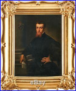 Antique 18th/19th century portrait of the nobleman after Anthonis Mor