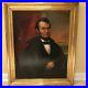 Antique-19th-C-Portrait-of-President-Abraham-Lincoln-Oil-on-Canvas-Painting-01-fgk