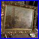 Antique-19th-Century-Landscape-Oil-Painting-European-Framed-12x16-Amazing-Colors-01-it