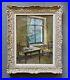 Antique-French-Interior-Genre-The-Window-Oil-Painting-Signed-Helene-Branche-01-frkq