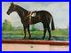 Antique-Horse-painting-War-Admiral-by-McNeil-1940s-Oil-on-canvas-paper-board-01-kcl