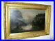 Antique-Hudson-River-School-Oil-Painting-Large-Size-Circa-1800-s-Signed-01-zjjr