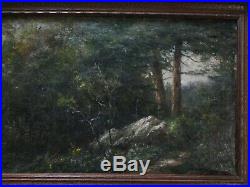 Antique Impressionism Painting Signed Landscape American Mystery Impressionist