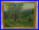 Antique-Impressionist-Miniature-Western-Summer-Landscape-Painting-Tree-in-Meadow-01-fto