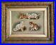 Antique-Oil-Painting-Cat-Kittens-On-Canvas-19th-Century-01-trm