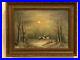 Antique-Oil-Painting-Cottage-Winter-Wooded-Scene-01-fcp