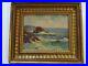 Antique-Painting-With-Carved-Frame-Impressionist-Old-Impressionist-Ocean-Coast-01-rcqu