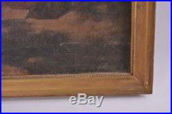 Antique Pears & Peaches Oil Painting 19th Century Still Life Signed 1895 Framed