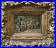 Antique-oil-painting-on-canvas-tavern-gorgeous-antique-wood-frame-01-ys