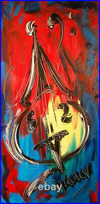Art Decor BASS SOLO JAZZ Canvas Oil Painting Picture Home Wall DECOR Hang