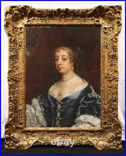 Attr. To Sir Peter Lely, 17th Century British Oil Painting Lady Middleton