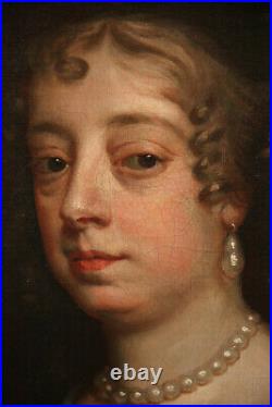 Attr. To Sir Peter Lely, 17th Century British Oil Painting Lady Middleton