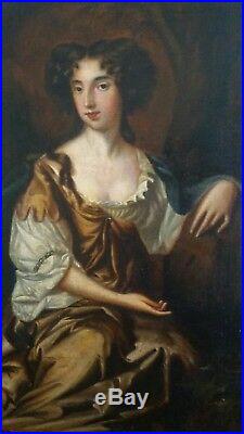 Attributed Michael Dahl Old Master Circa 1740 Oil Canvas Portrait To £40,000
