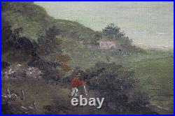 Australian Colonial oil painting Conrad Martens View of Vaucluse signed Martin