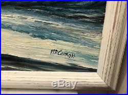 Authentic Highwayman Painting- Mary Ann Carroll 16x20 Oil On Canvas Board