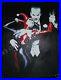 Batman-Joker-Harley-Quinn-Comics-Oil-Painting-Hand-Painted-Art-Canvas-NOT-Print-01-jz
