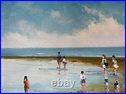 Beach, Ocean, Original Oil Painting by Jason, 71 x 51 cm