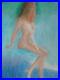 Beautiful-Woman-Posing-Oil-Pastel-Original-Painting-size-11-Figure-Model-Canvas-01-tp