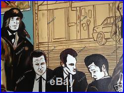 Big Lebowski Pulp Fiction Oil Painting Hand-Painted Art Canvas NOT a Print 24x40