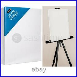 Blank Artist Canvas Art Board Plain Painting Stretched Framed White Large 40x50c