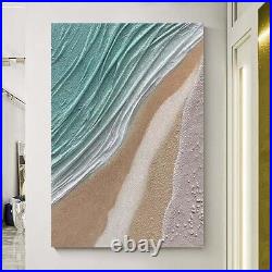 Blue Sea Hand Painted Abstract Canvas Picture Contemporary Art Oil Painting