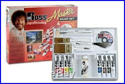 Bob Ross Master Oil Paint Set with Bundle Options for Easel Canvas or Sketch Box