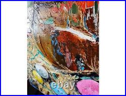 CANVAS Oil Painting Still Life ORIGINAL Art Vase Painting Impasto Textured Art